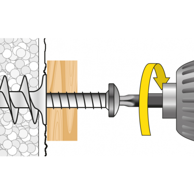WKRĘT DO IZOLACJI TERMICZNEJ IPL 60 dla wkręt 4,5x40 /opk=25szt./ 960IPL CELO (960IPL)